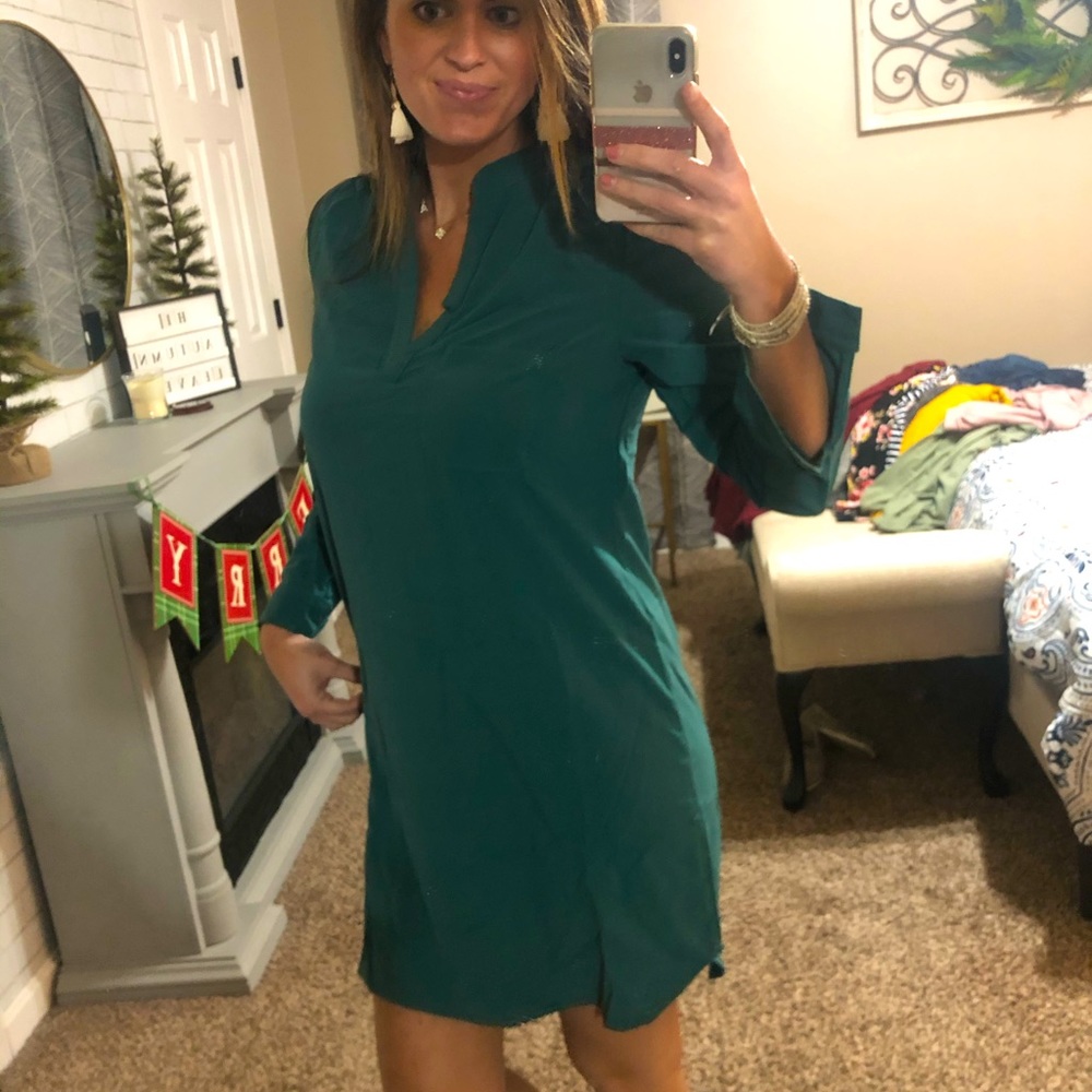 Green dress